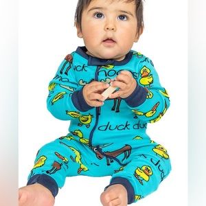 NWT LAZY One Duck Moose Union Suit